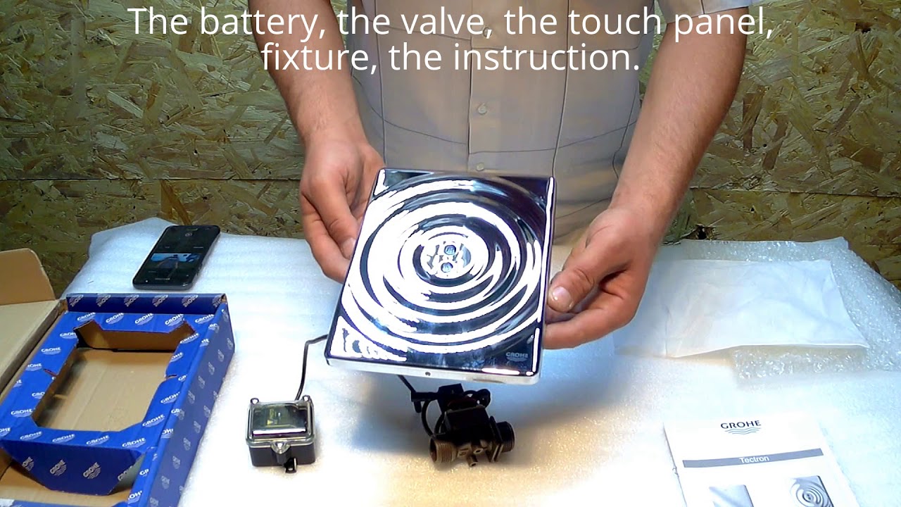 Grohe Сенсорная панель. Touch Panel Overview Grohe 38450 Tectron Surf. Do It Yourself. DIY