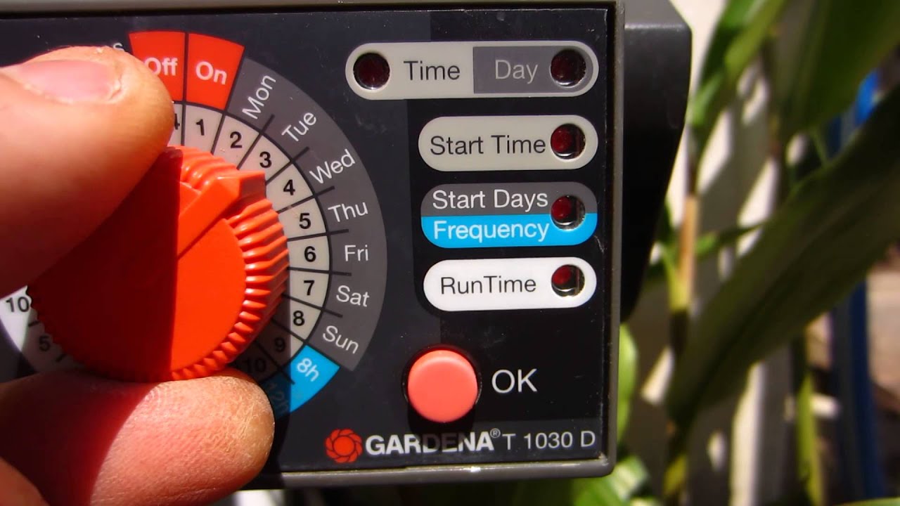 Gardena water automatic system