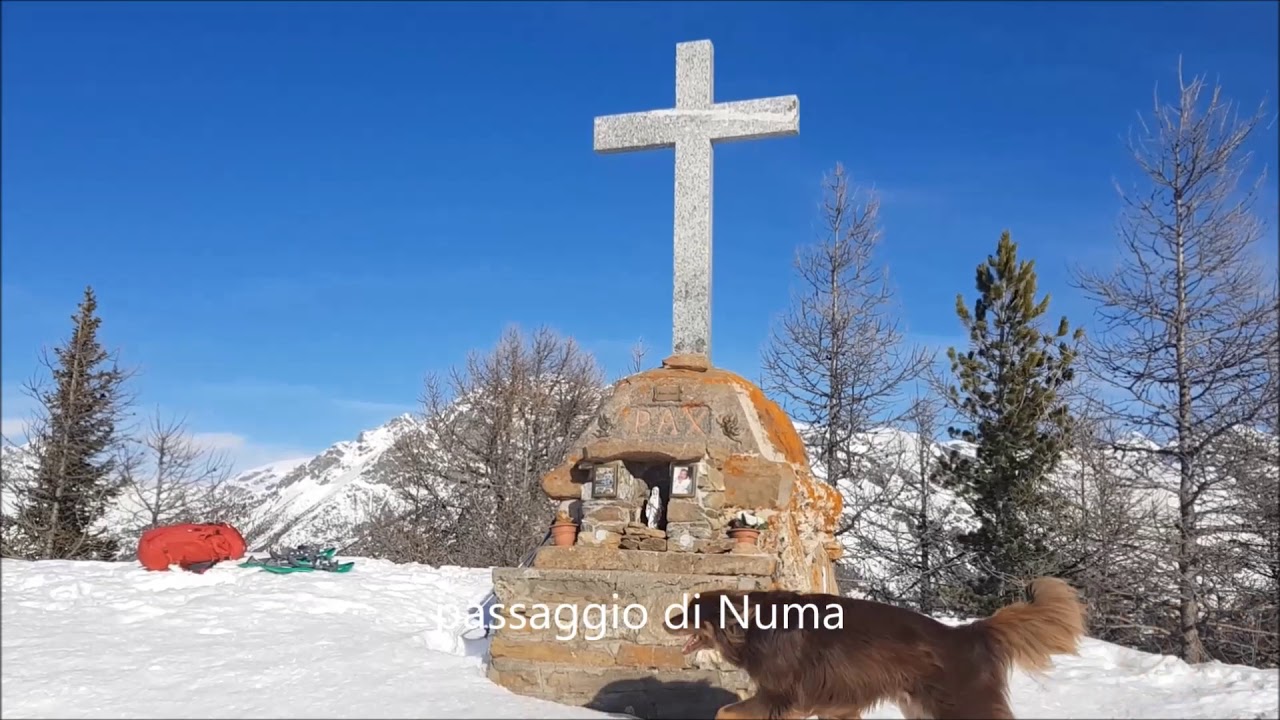 Testa di Comagna 2106m anello Val d'Ayas (AO) 4 Gennaio 2020