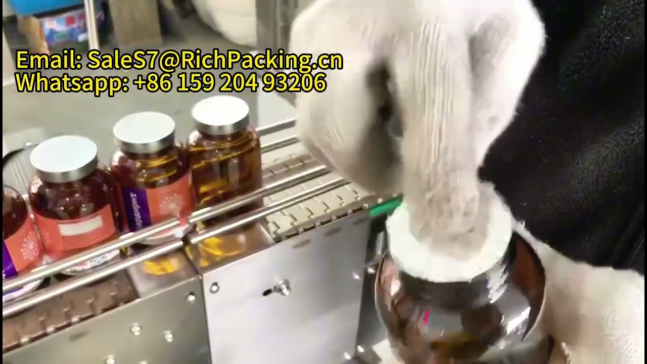 Induction sealing machine Rich Packing glass bottle induction sealing machine