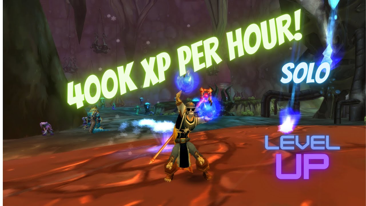 TBC Solo 1 Pull AOE Mage Slave Pens Insane 400k XP Per Hour Leveling 60-70