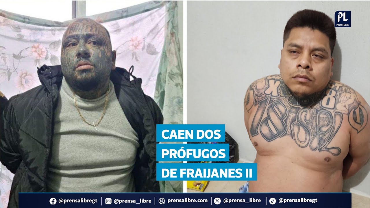 Dos fugados de Fraijanes II son recapturados en lujosa residencia de Huehuetenango