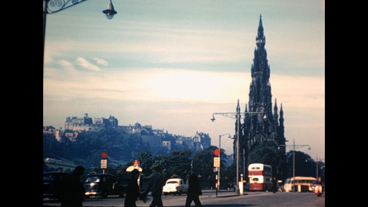 Edinburgh 1960 archive footage
