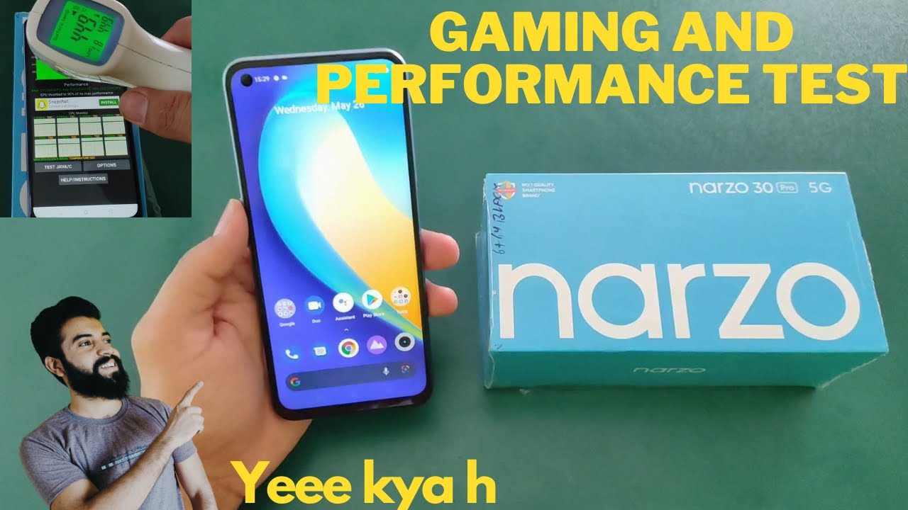 Narzo 30 pro 5G performance test and gaming test with FPS, Graphics & Heating  | gadgets 18