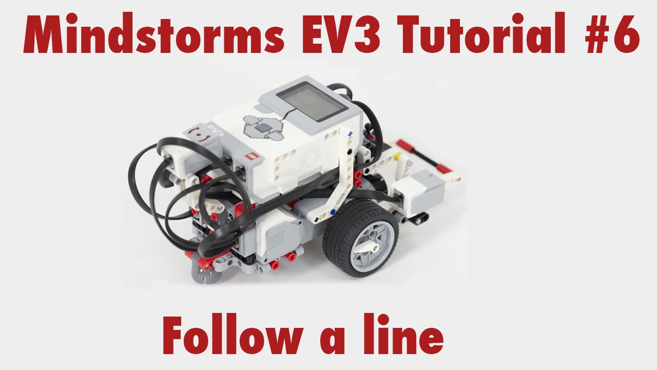 Mindstorms EV3 Tutorial #6: Use the color sensor to follow a line