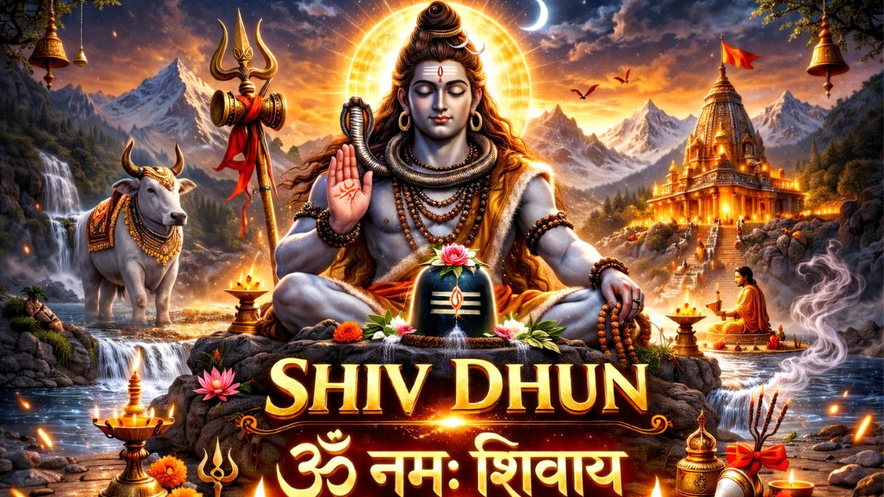 Feel Divine Energy 🕉️ Shiv Dhun | Om Namah Shivaya | Evening Meditation