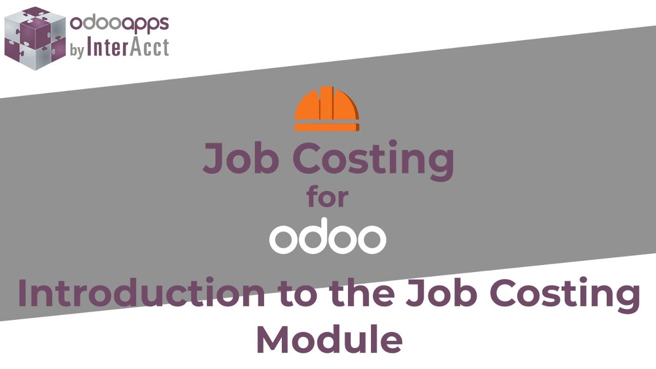 Job Costing for Odoo - Intro Version 18