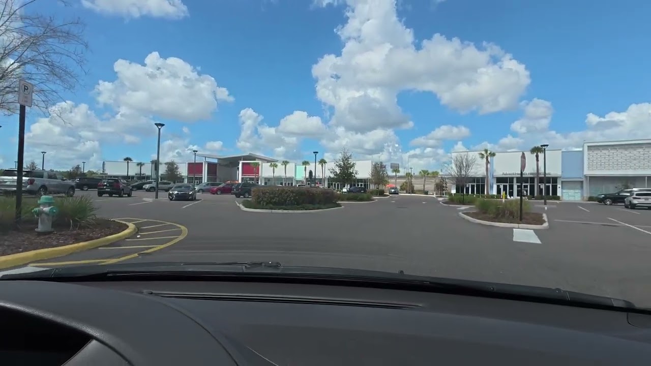 DriveAlong Videos - Driving around Celebration area starting and ending at Walt Disney World 