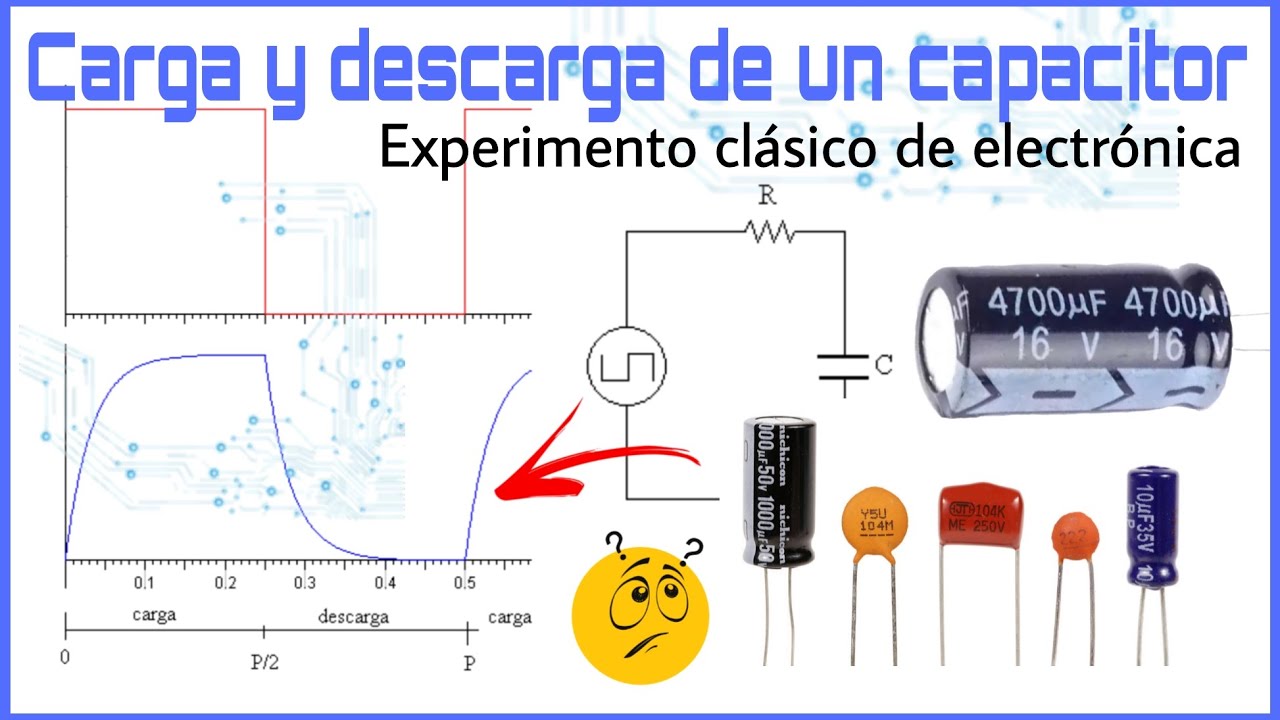 OBSERVA LA CARGA Y DESCARGA DE UN CONDENSADOR || EXPERIMENTACIÓN ELECTRÓNICA