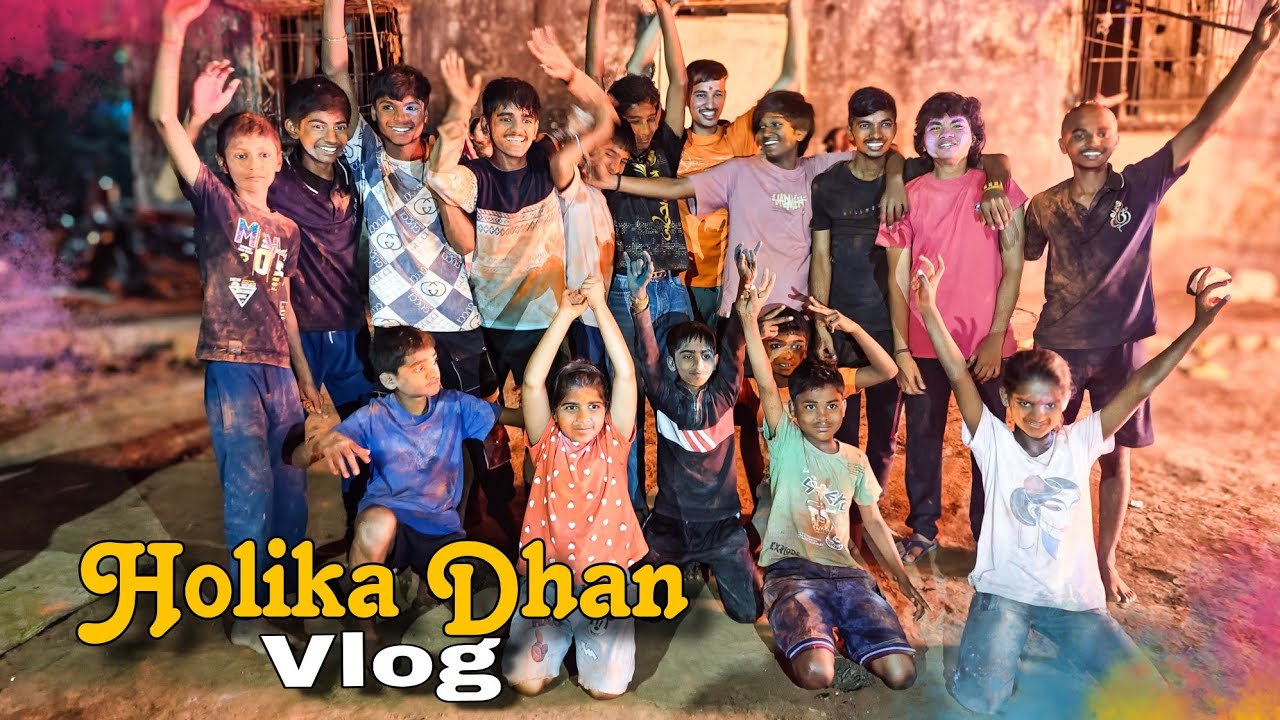Holika Dhan VLOG  #holi #holikadahan #vlog