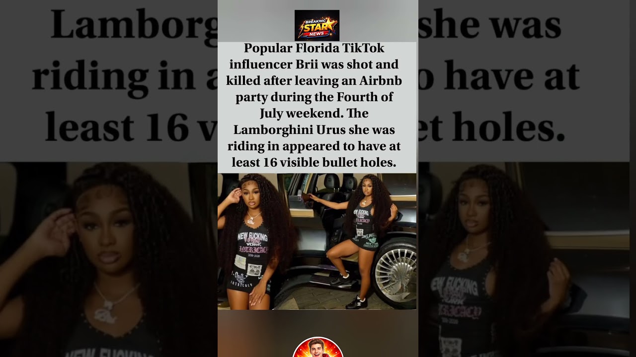 Florida influencer DreamDoll Brii killed in Lamborghini drive-by at 21 😢💔