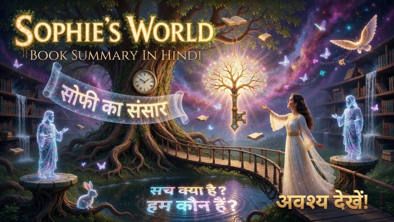 “Sophie's World Book Summary in Hindi | सोफी का संसार | Learn Philosophy Through Story”