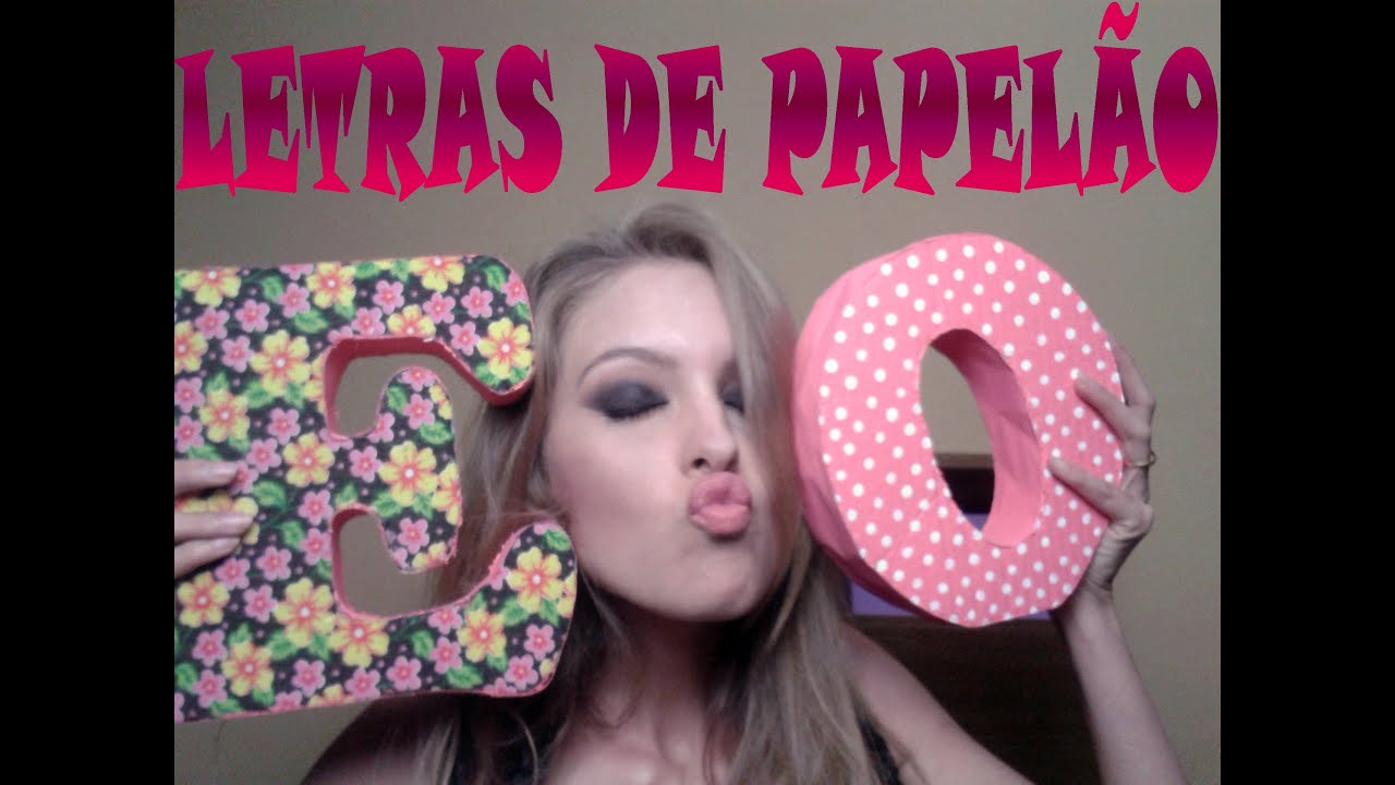 DIY:: letra de papelão