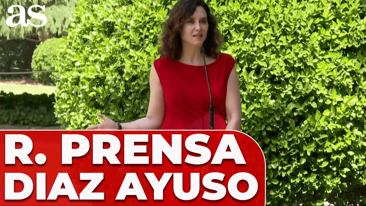 ISABEL DÍAZ AYUSO, RUEDA DE PRENSA HOY | CONFERENCIA de PRESIDENTES AUTONÓMICOS de ESPAÑA
