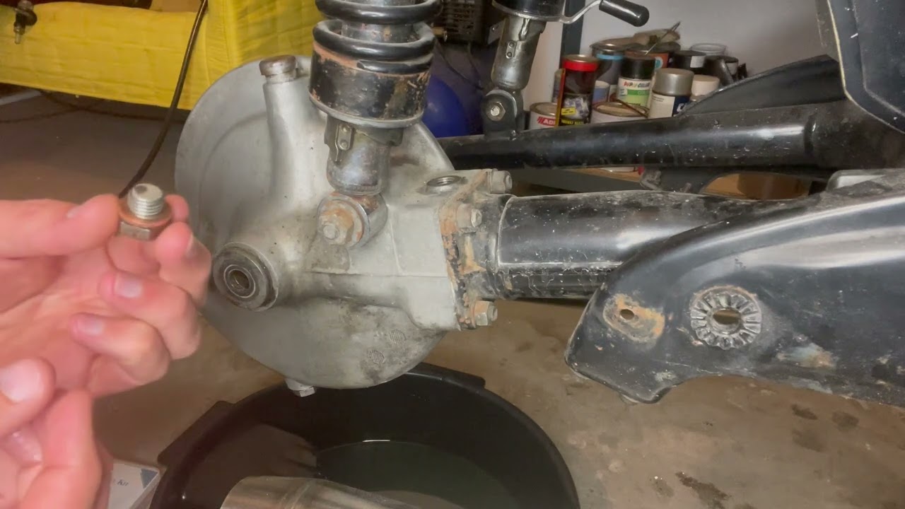 BMW R100 Kardan Antrieb Getriebe Ölwechsel