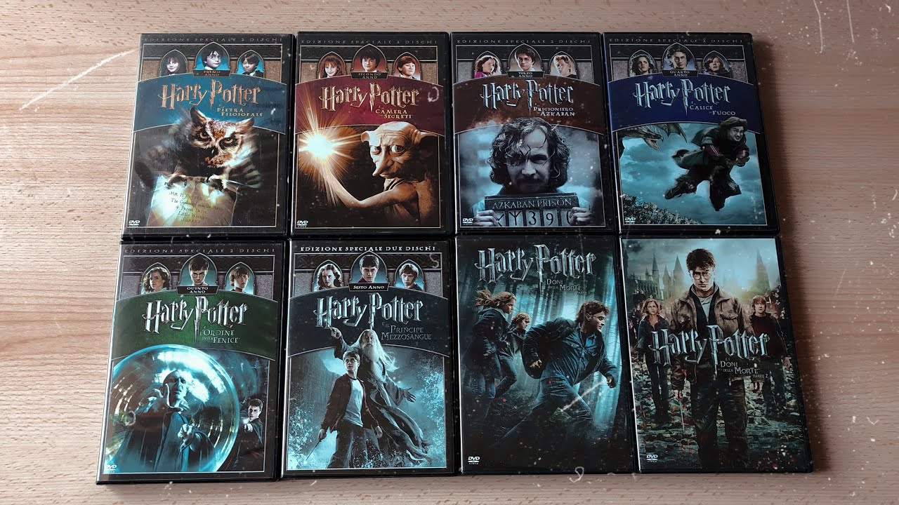 DVD Harry Potter: 8 Film Collection (Italian Edition 🇮🇹) | Unboxing HD