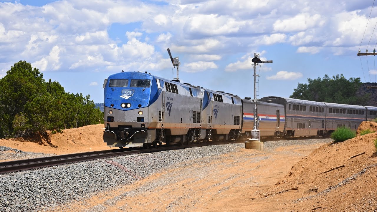 Amtrak's Southwest Chief traversing Raton Pass and Glorieta Pass-Semaphores, Cantilevers, and More!