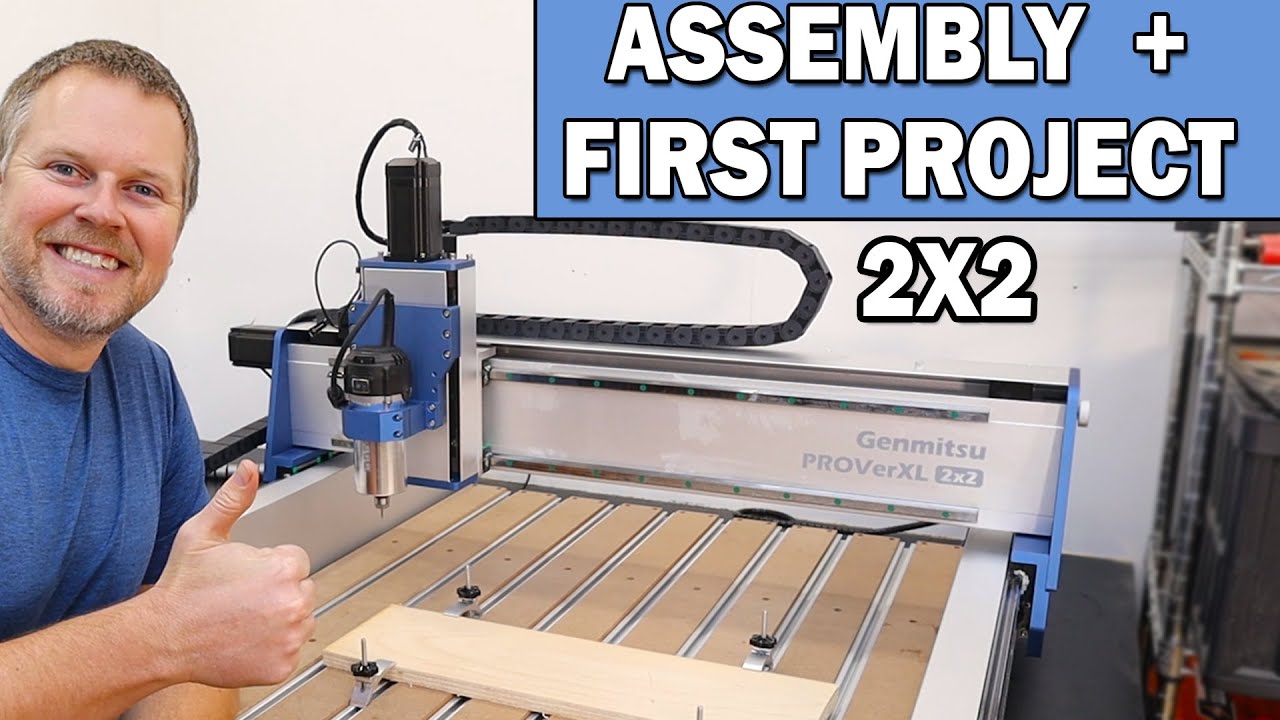 Сборка и первый проект Sainsmart Genmitsu PROVer XL 2x2
