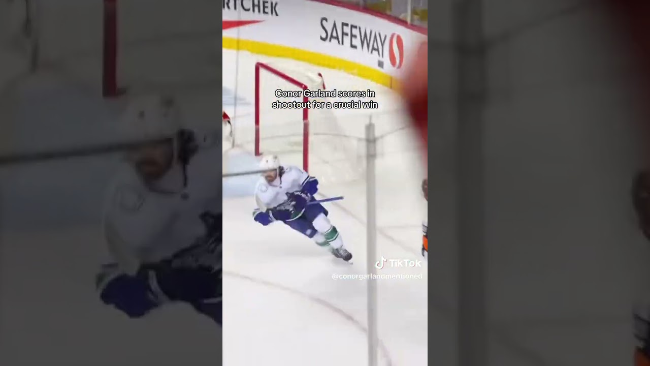 Conor Garland shootout goal against flames 