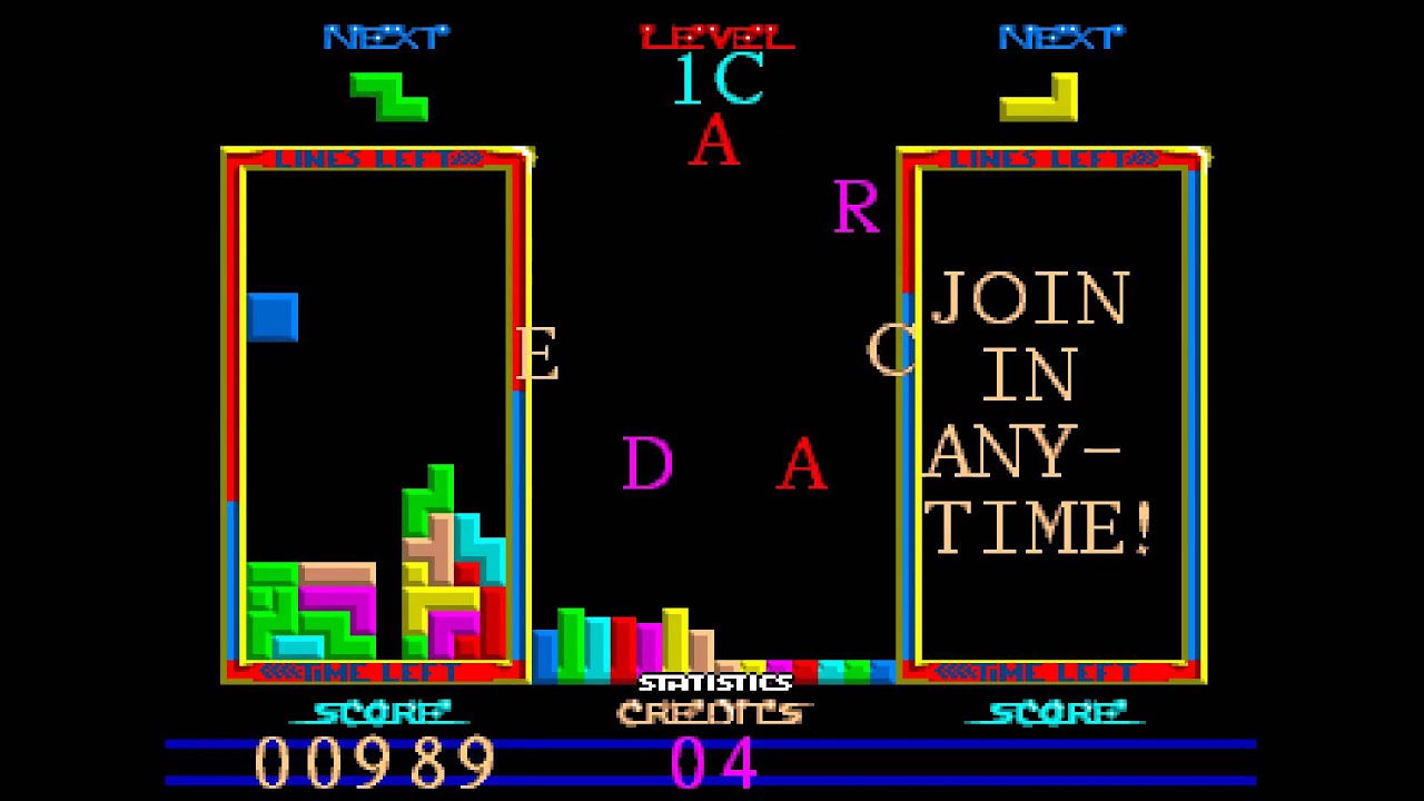 Twintris - Amiga game (1080p 60 fps)