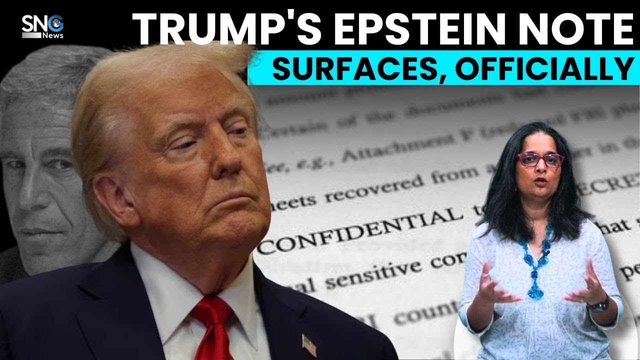 Trump&rsquo;s &ldquo;Non-Existent&rdquo; Epstein Note Released By Congress