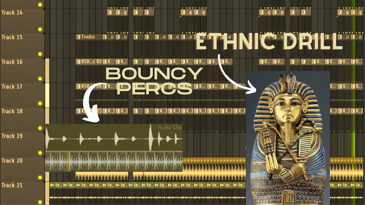 How to make bouncy EGYPTIAN/ARABIC DRILL BEATS | FL Studio 20 Drill Cookup 2022