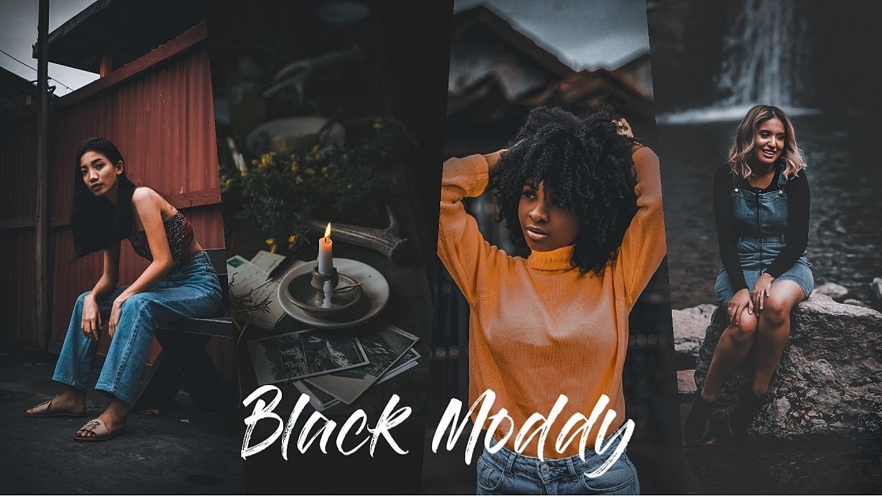 Black Moody Tone Effect || lightroom Mobile Tutorial presets