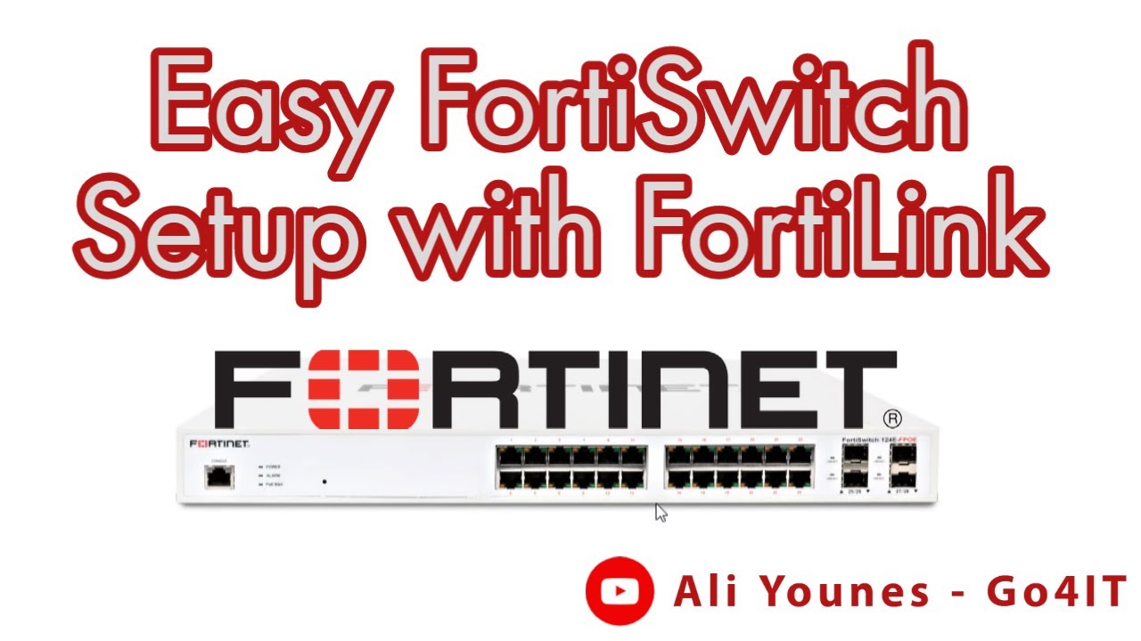 Подключение FortiSwitch к FortiGate с помощью FortiLink