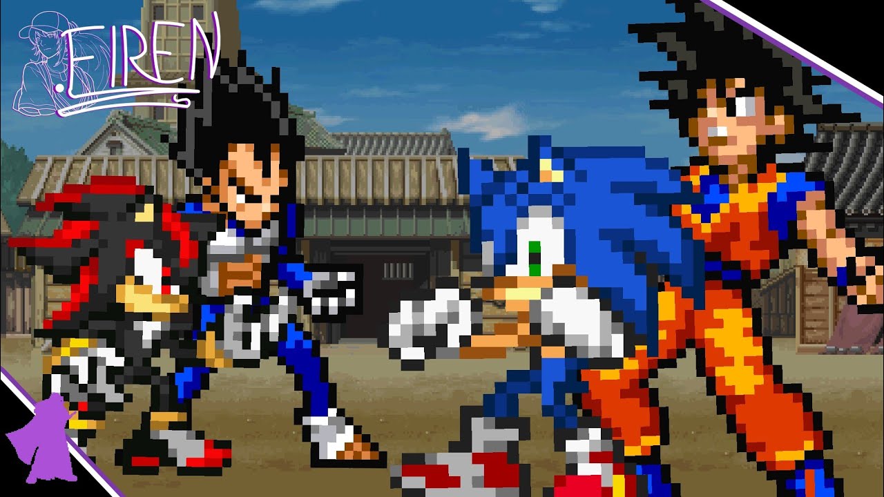 If Goku & Sonic had a fight against Shadow & Vegeta (OLD)