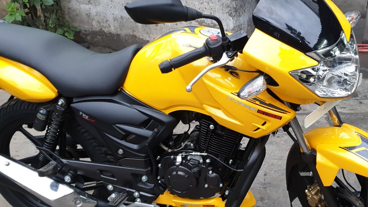 TVS APACHE RTR 160 GEROLIC YELLOW GENUINE Design.