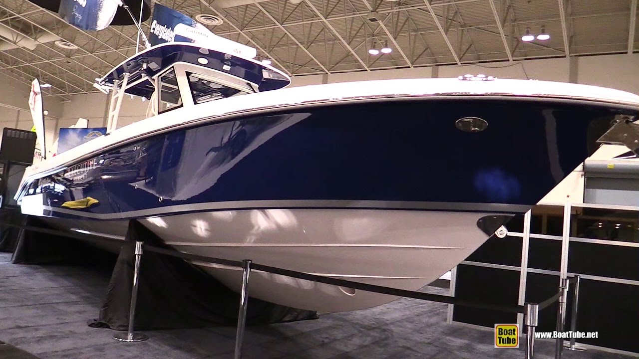 2017 Everglades 355 CC Fishing Boat - Walkaround - 2017 Toronto Boat Show
