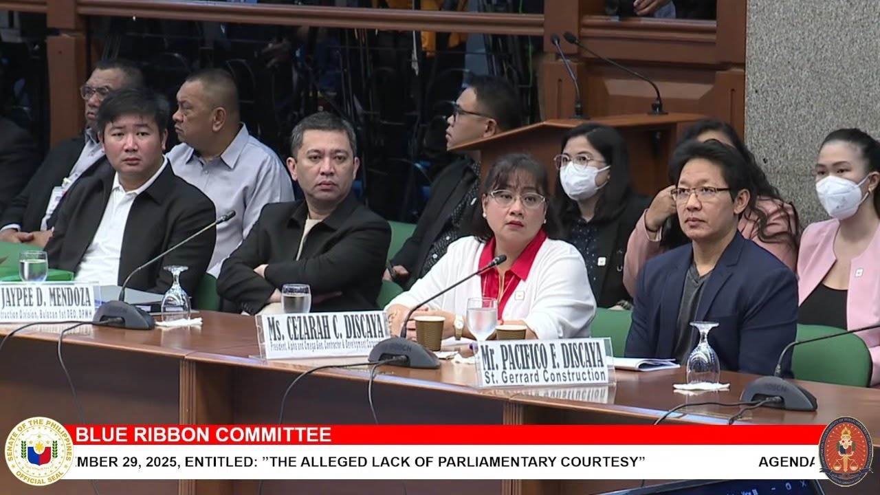 Senate Hearing on DPWH Flood Control Projects - Replay (November 14, 2025)