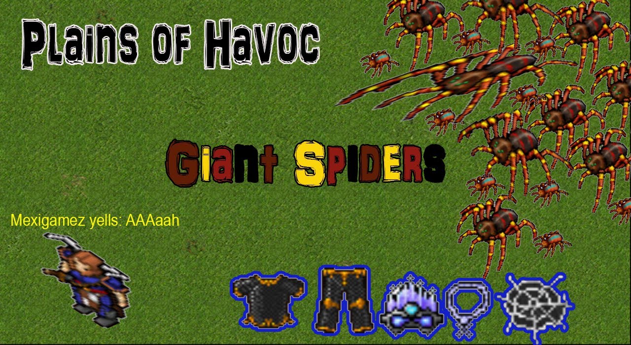 Tibia Espanol/Plains of havoc giant spiders