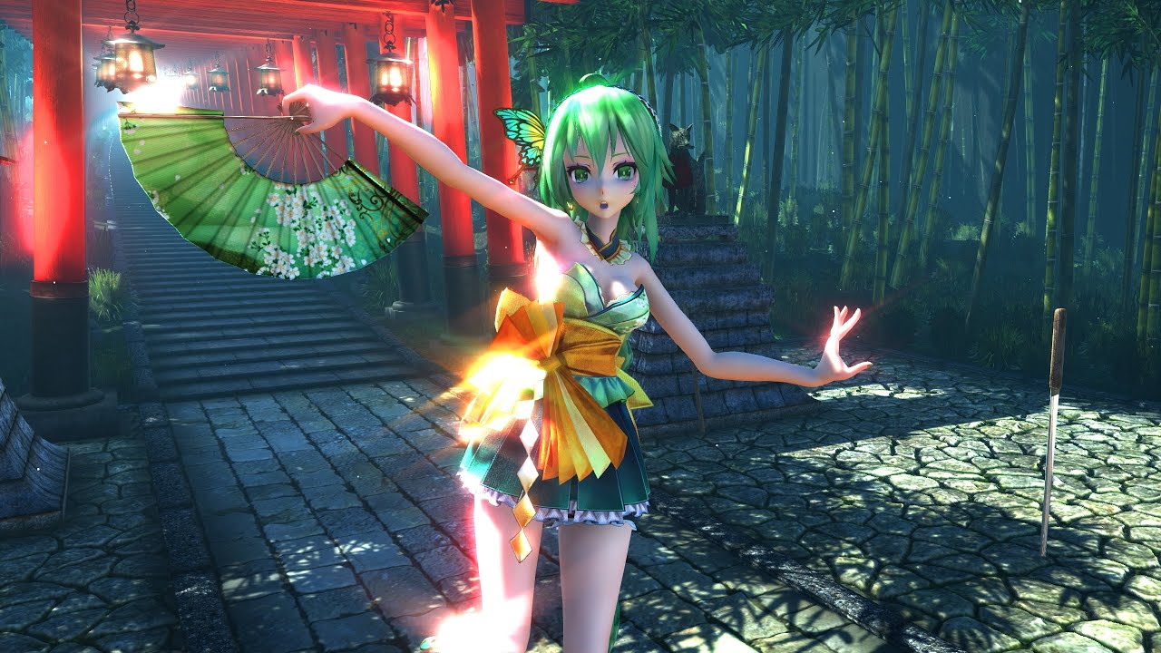 [MMD] 響喜乱舞/Kyoukiranbu [TDA Miko Costume GUMI]