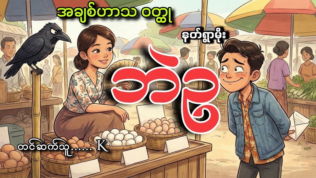 #ဘဲဥ#K#နတ်ရွာမိုး #အချစ်ဟာသ