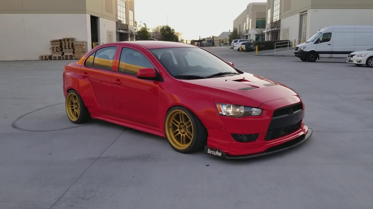 Lancer Widebody Fender Flares (+75mm)