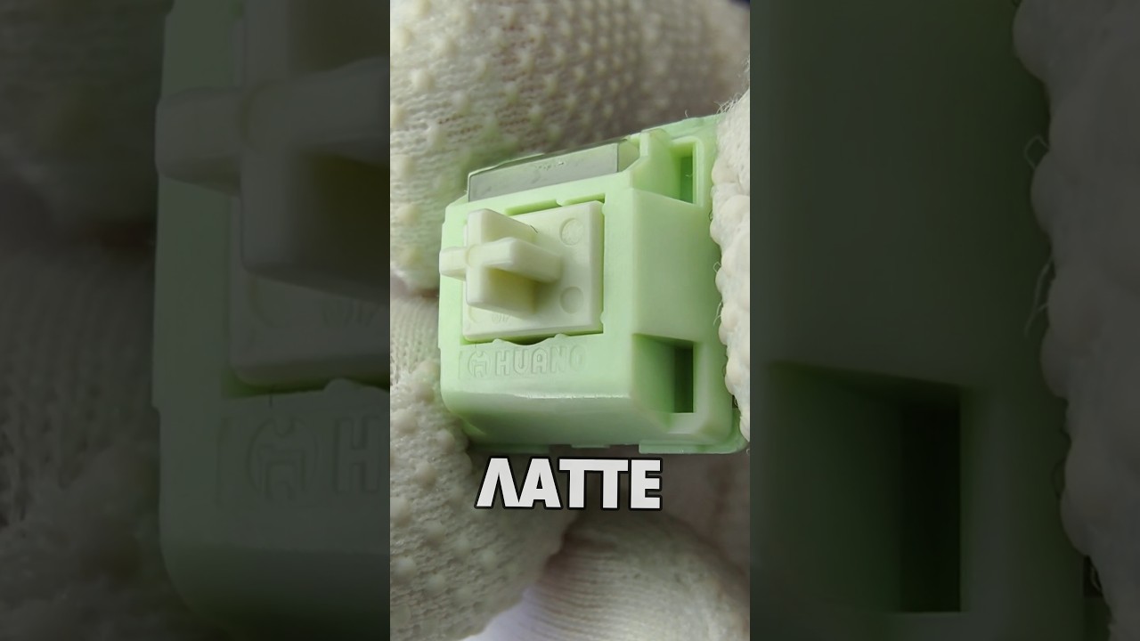 То самое ЛАТТЕ - свитчи Matcha Latte v2 в Mchose G75 Pro #Mchose #Switches #Свитчи