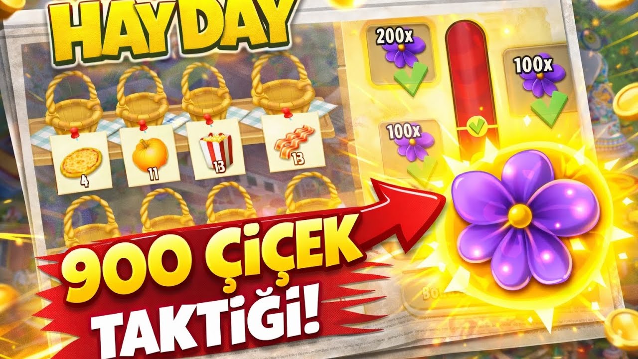 Mor çiçek nasıl bulunur Hay Day 