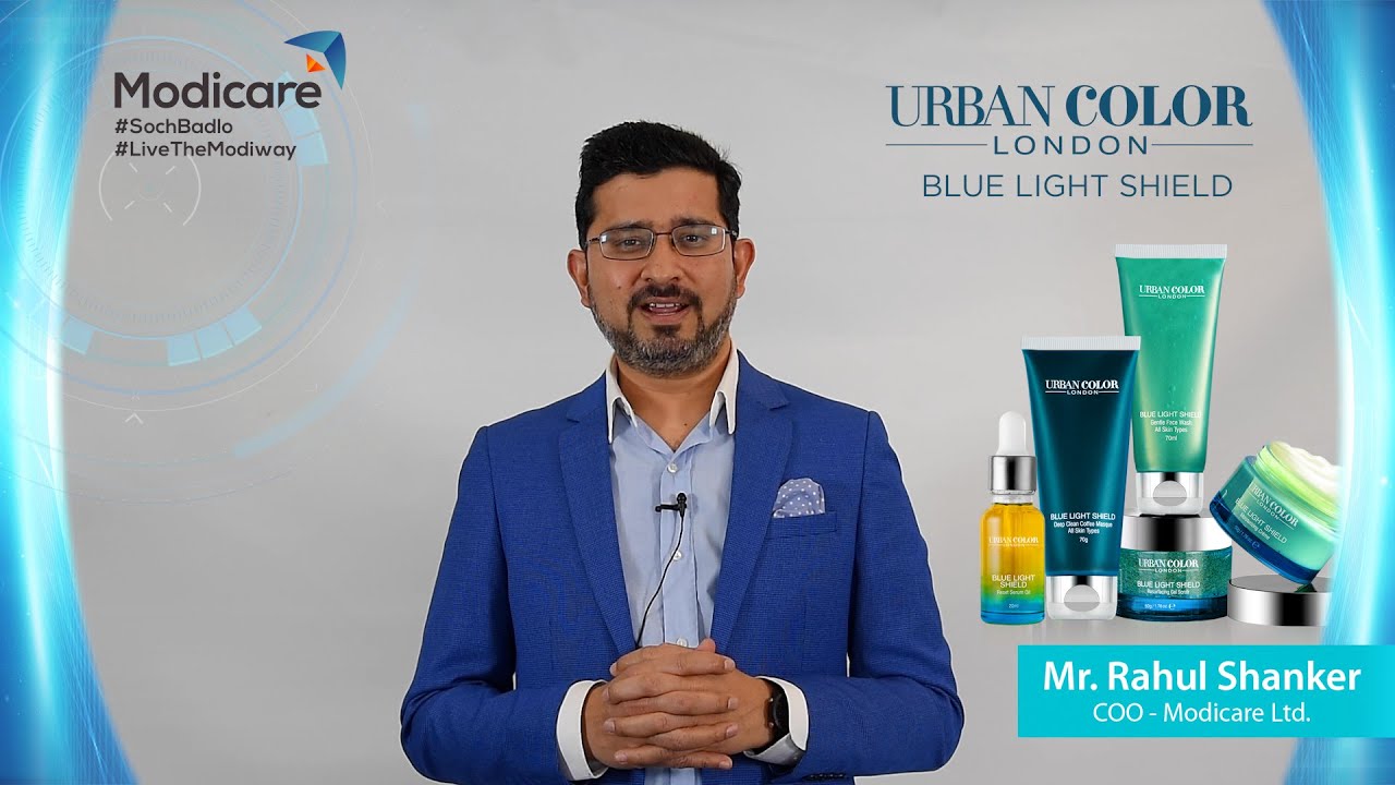 Mr. Rahul Shanker talks about Urban Color Blue Light Shield skincare range