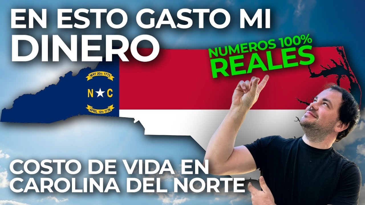 &iquest;CUANTO cuesta VIVIR EN CAROLINA DEL NORTE? Te muestro mis gastos REALES en 2024