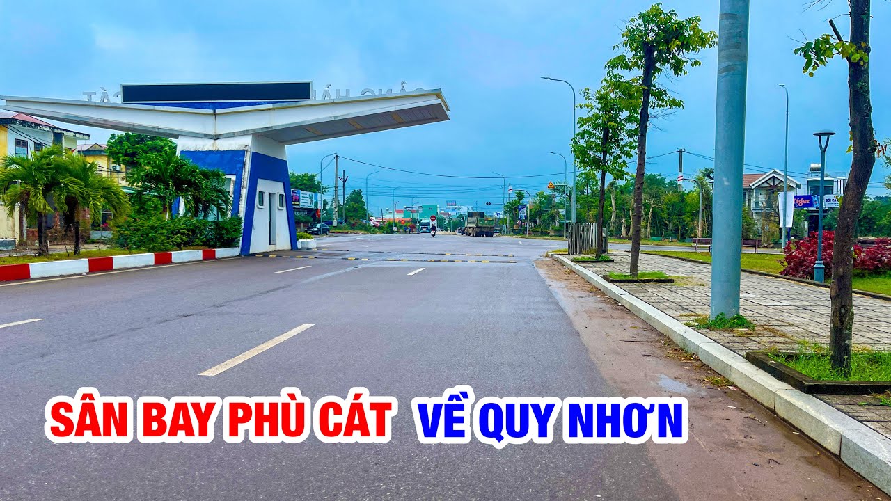 TỪ SÂN BAY PHÙ CÁT VỀ QUY NHƠN | ĐẦU NĂM MƯA QUÁ MƯA