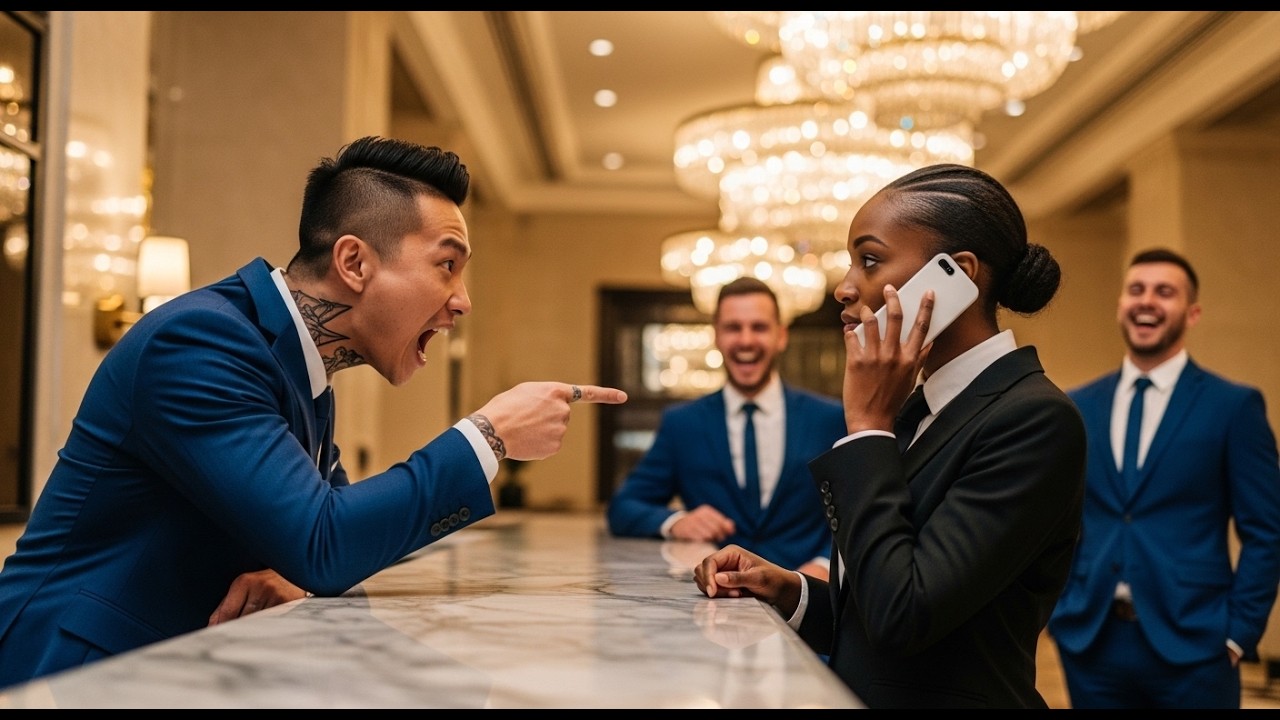 Korean Mafia Boss Barks Busan Dialect to Mock Hotel Receptionist — He Froze at Her Deadly Comeback