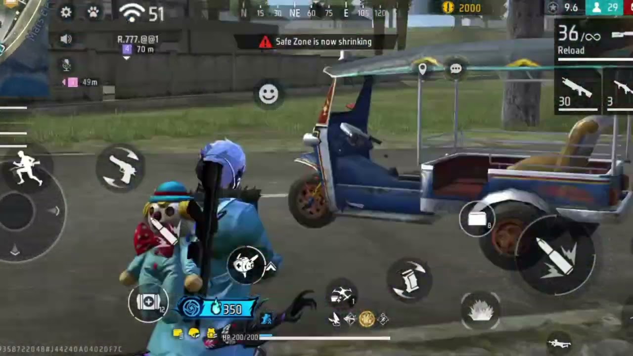 Let's play free fire max gameplay video 