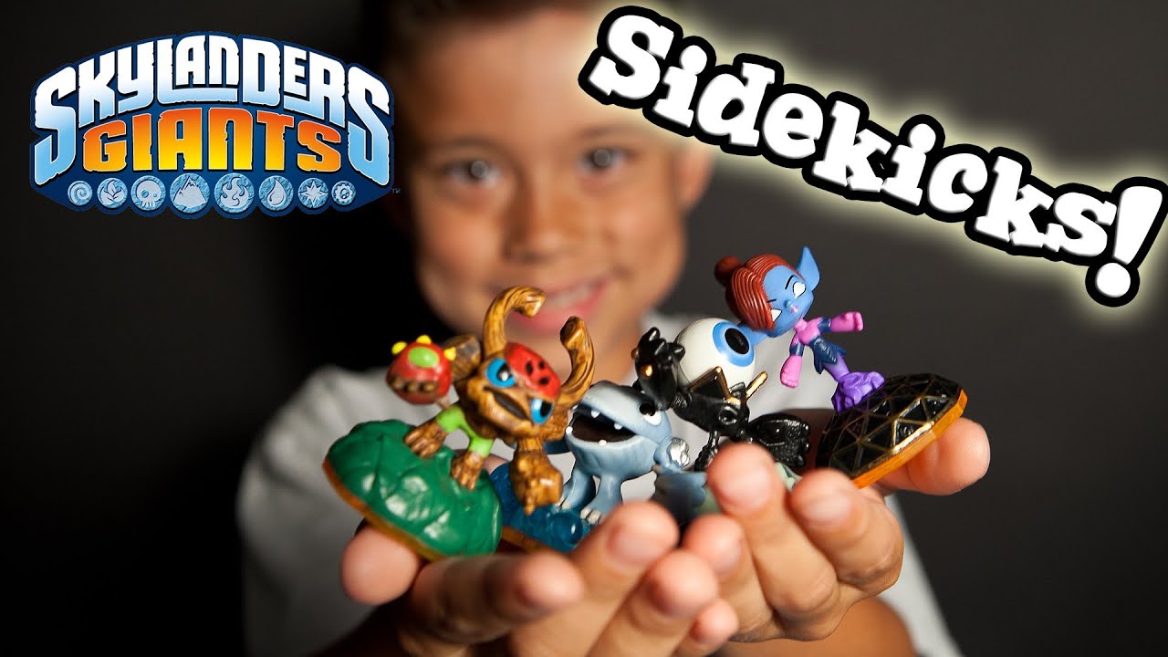 Skylanders Giants SIDEKICKS are HERE! Barkley, Thumpling, Eye Small, Mini-Jini GAMEPLAY!