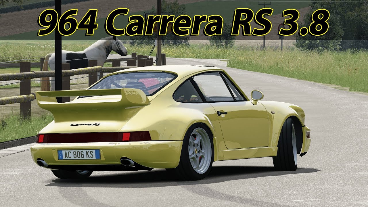 Porsche 911 964 Carrera RS 3.8 on Countriside Roads / Assetto Corsa