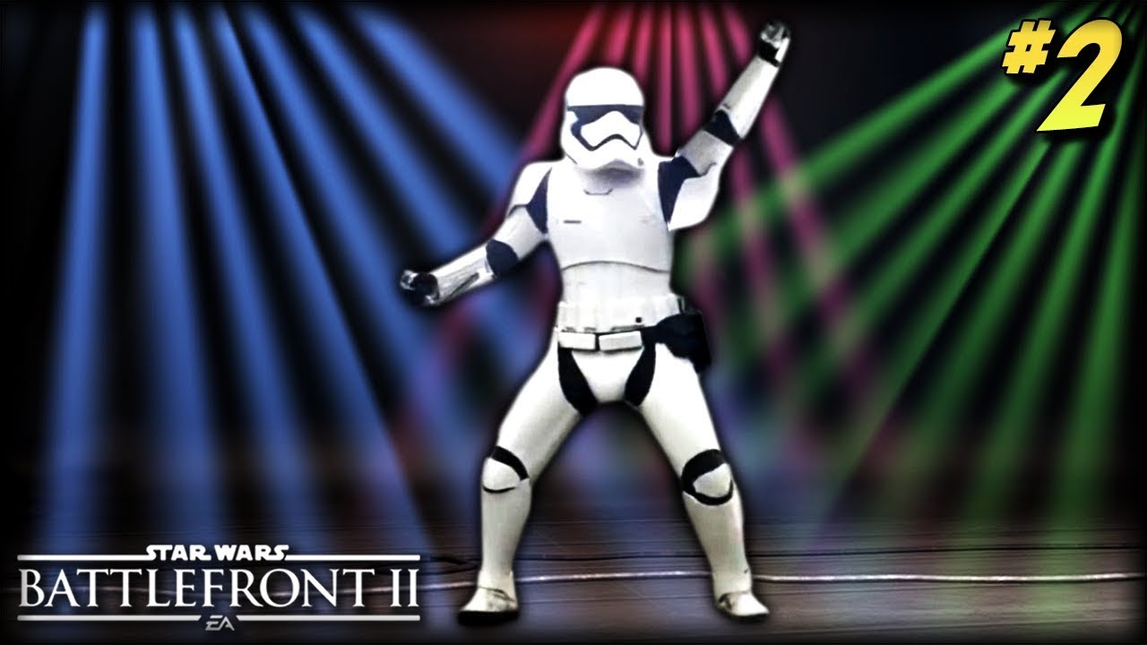 Star Wars Battlefront 2 - Funny Moments #2 (Dancing Stormtroopers!)