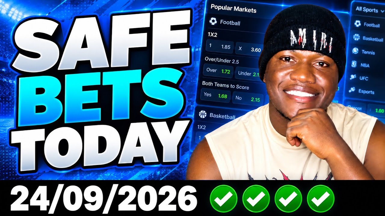 FOOTBALL PREDICTIONS TODAY 24/09/2026 SOCCER PREDICTIONS TODAY | BETTING TIPS, #footballpredictions
