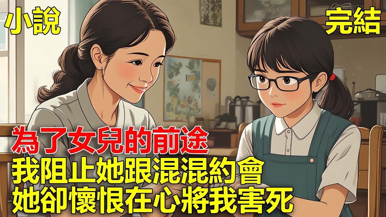為了女兒的前途，我阻止她跟混混約會，她長大後控訴我限制她的人生，害我被網暴，重生後，不在阻止她跟混混約會！