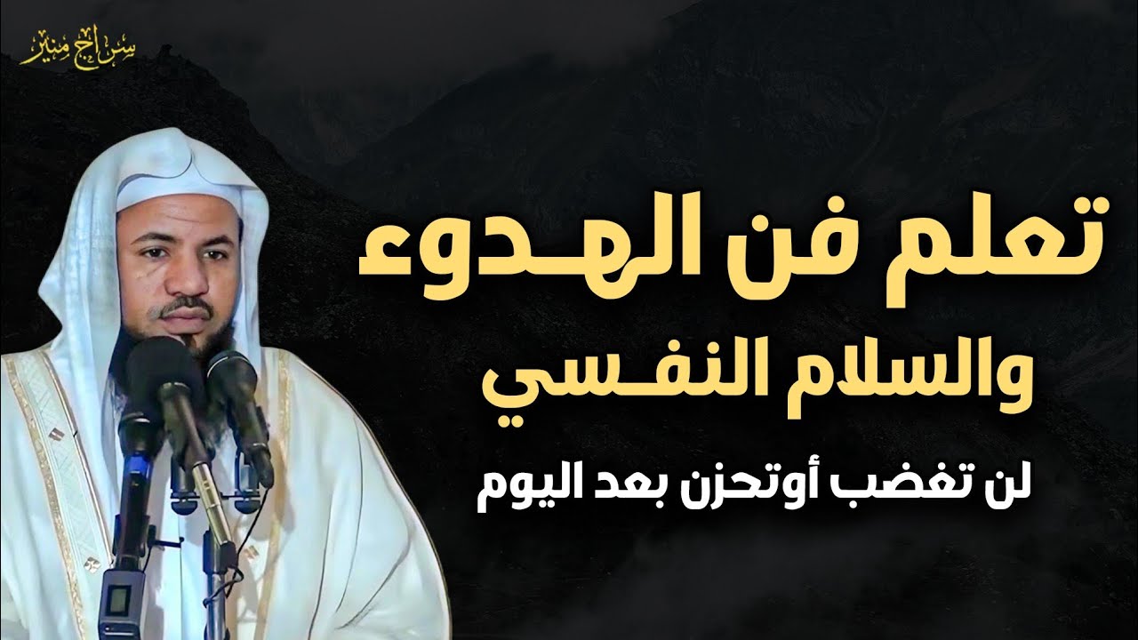تعلم فن الهدوء والسلام النفسي لن تغضب او تحزن بعد اليوم فقط بخطوات بسيطة - محمد بن علي الشنقيطي
