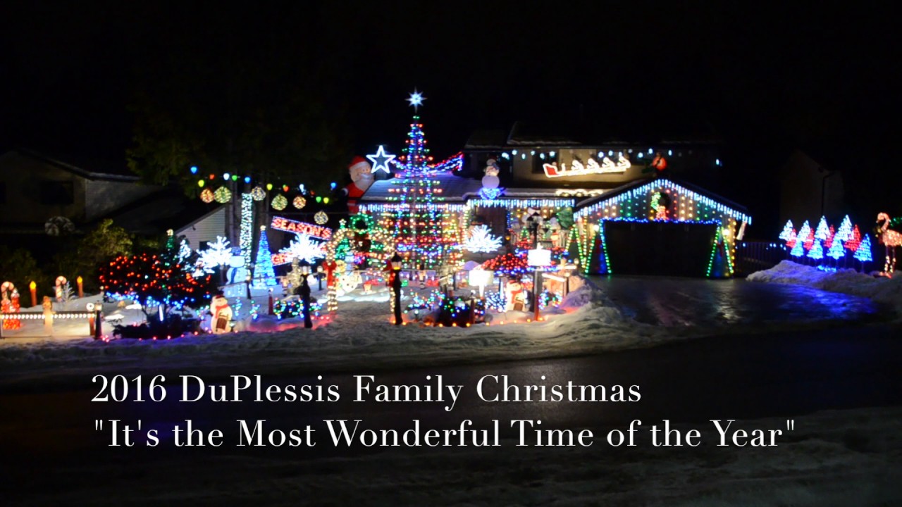 2016 DuPlessis Family Christmas "It's the Most Wonderful Time of the Year"